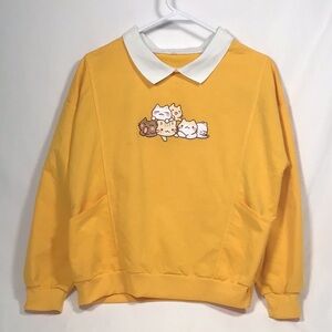 Women’s Yellow Cat Sweatshirt